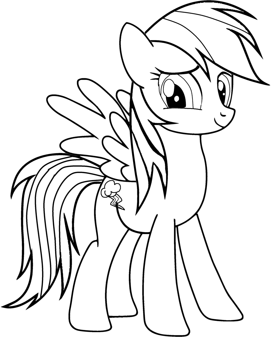 900x1119 Rainbow Dash Coloring Pages Coloring Pages For Kids