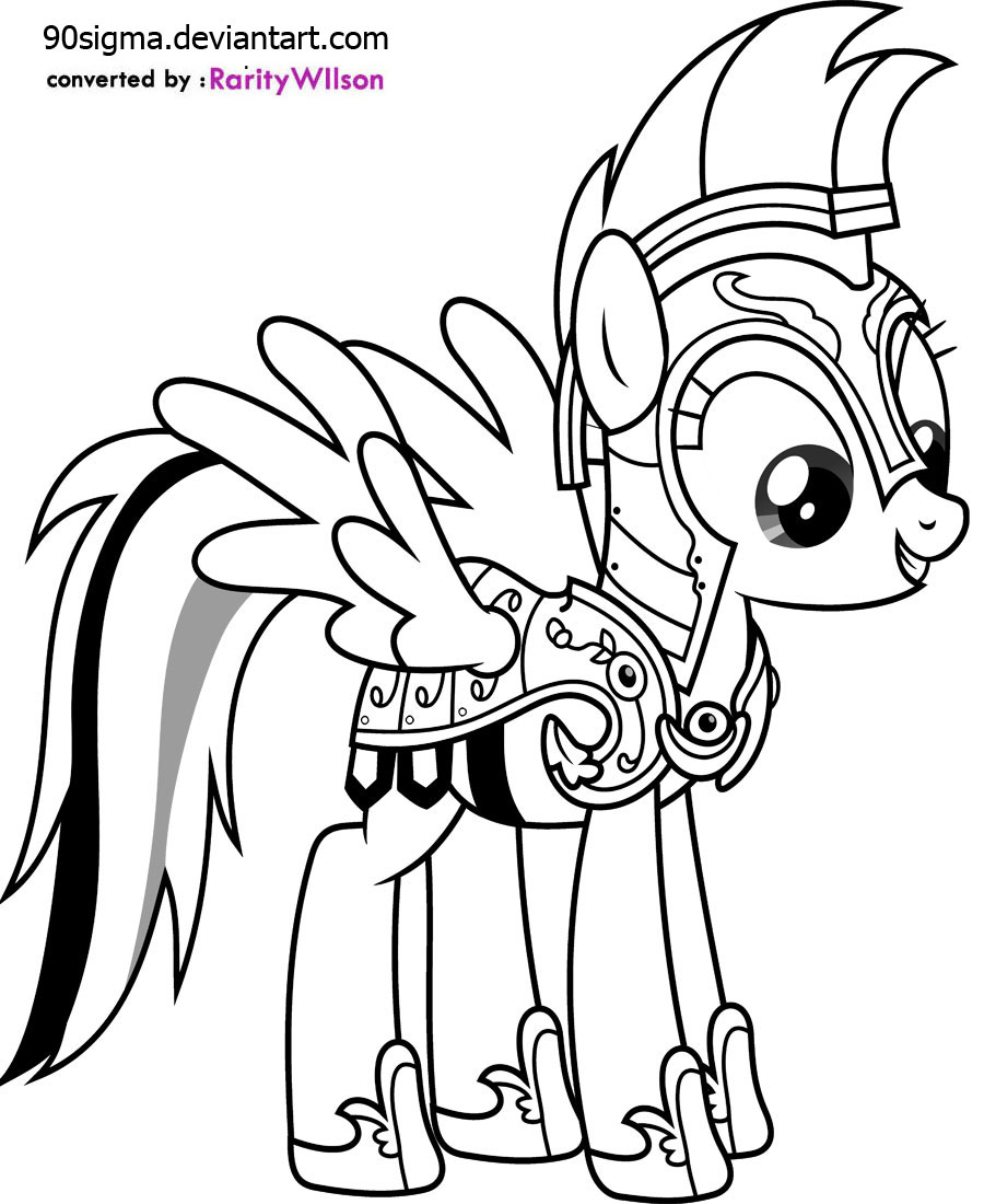 900x1100 Rainbow Dash Coloring Pages Team Colors