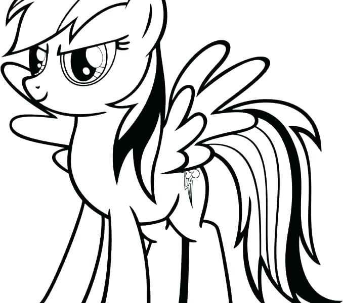 678x600 My Little Pony Coloring Pages To Print Rainbow Dash Coloring Games