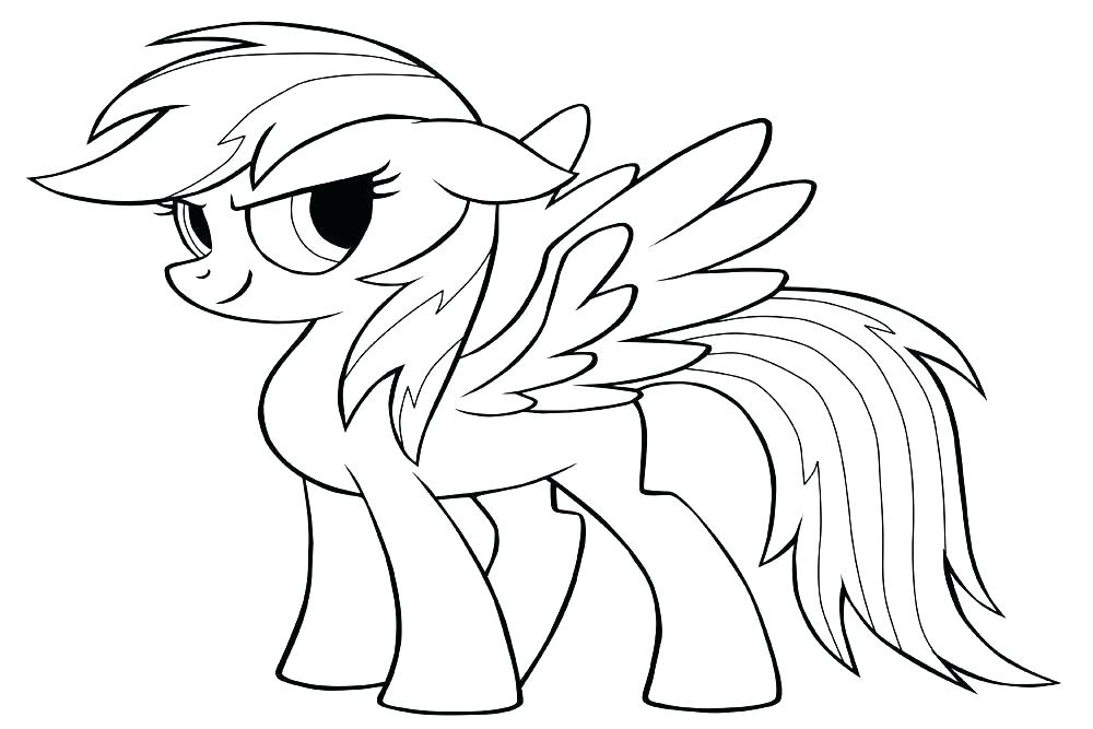 1000x667 My Little Pony Rainbow Dash Coloring Pages To Print Free Page Pag