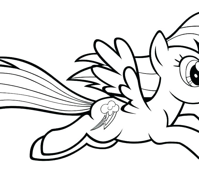 678x587 Printable Coloring Pages My Little Pony Rainbow Dash Coloring