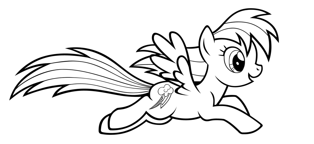 1280x587 Rainbow Dash Christmas Coloring Sheets Rainbow Dash Coloring Pages
