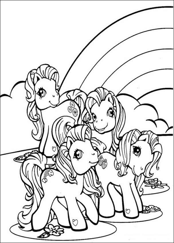 607x850 Rainbow Dash Coloring Pages