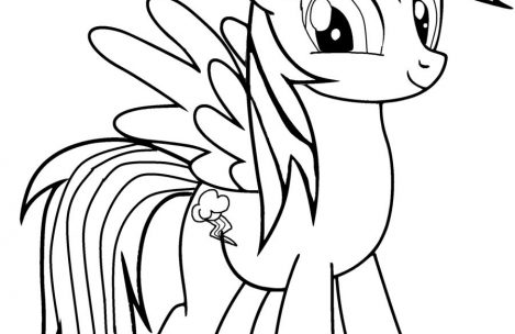 469x304 My Little Pony Coloring Pages Rainbow Dash Just Colorings