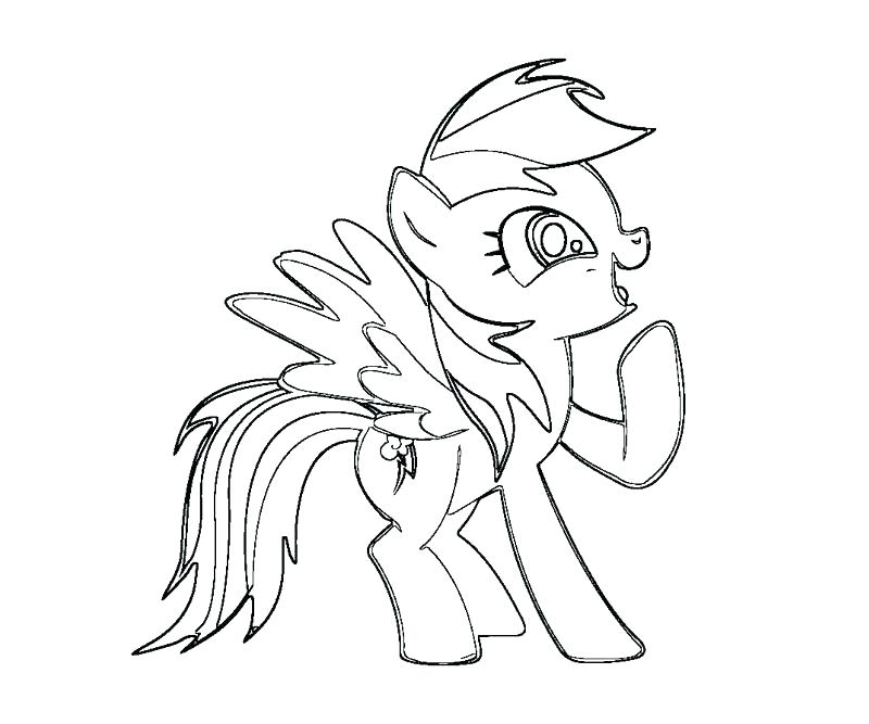 800x667 My Little Pony Coloring Pages Rainbow Dash