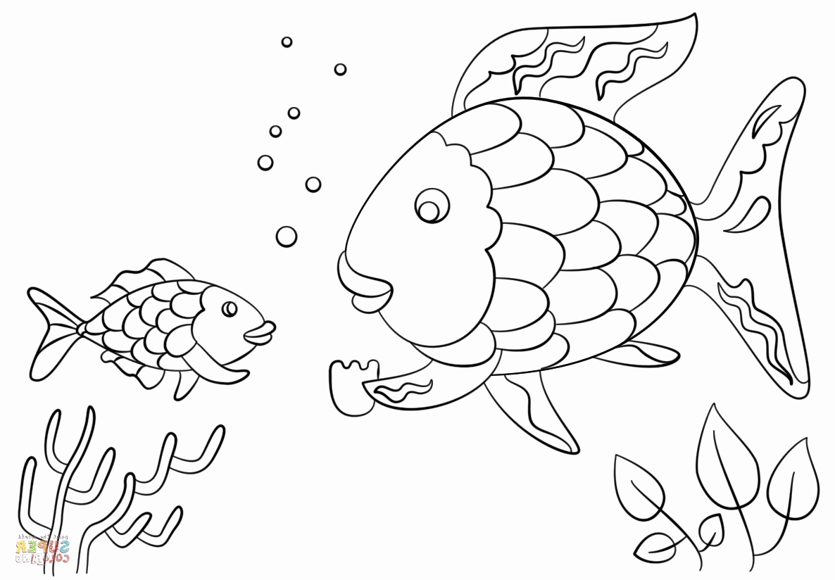 1186x824 Fish With Scales Coloring Page Pics Cool Fish Template