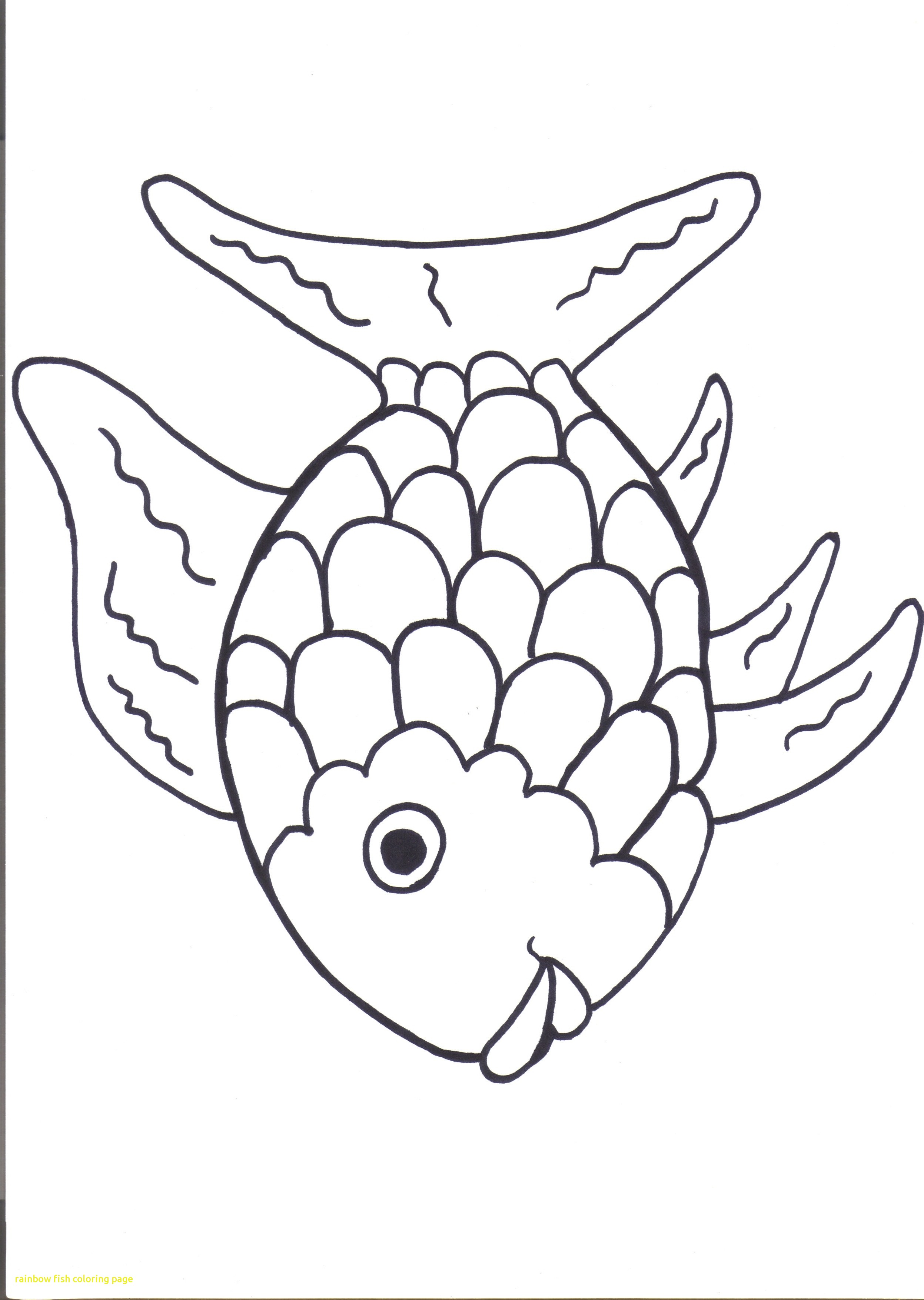 2494x3509 Portfolio Rainbow Fish Coloring Pages Preschoo