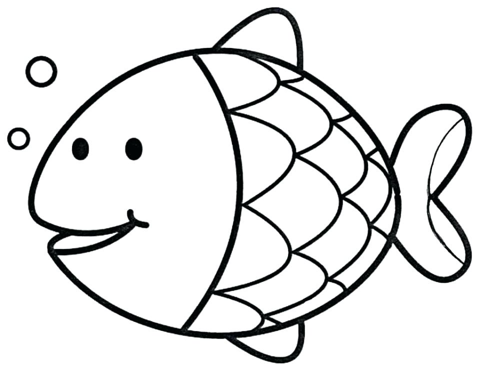 960x742 Rainbow Fish Coloring Pages Printable Rainbow Fish Coloring Sheets