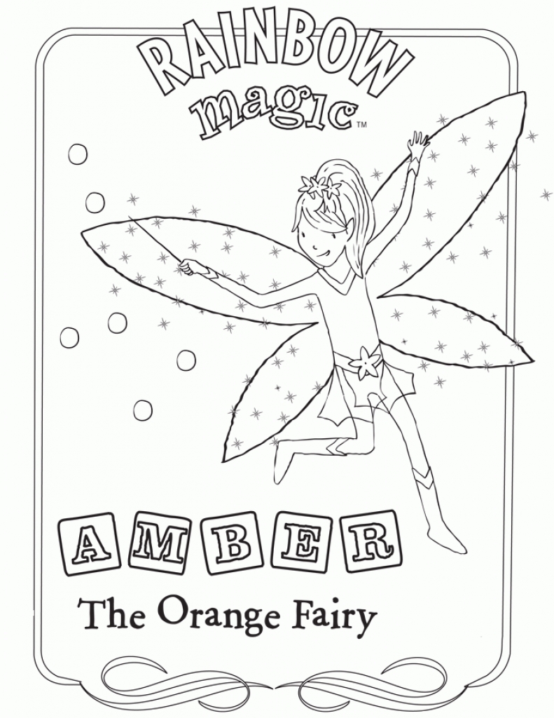 791x1024 Rainbow Magic Coloring Pages Free
