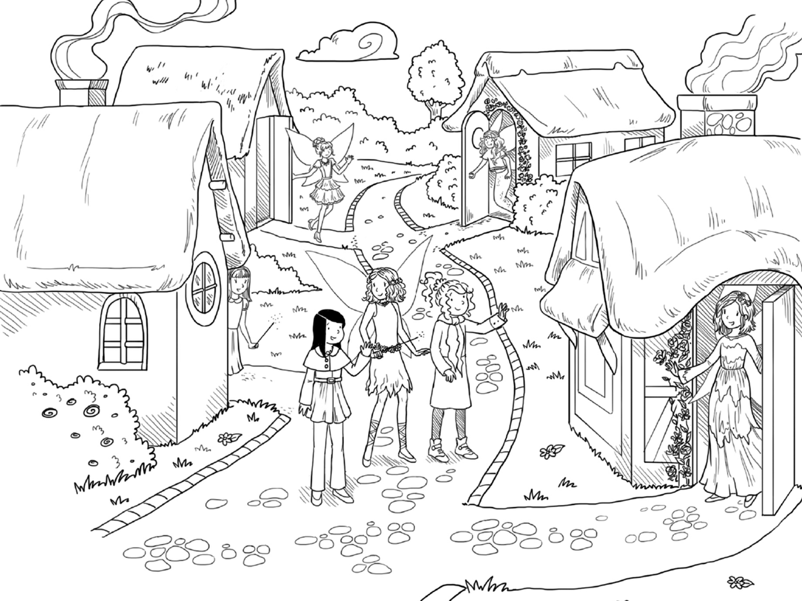 2732x2048 Rainbow Magic Julia The Sleeping Beauty Fairy Coloring Page