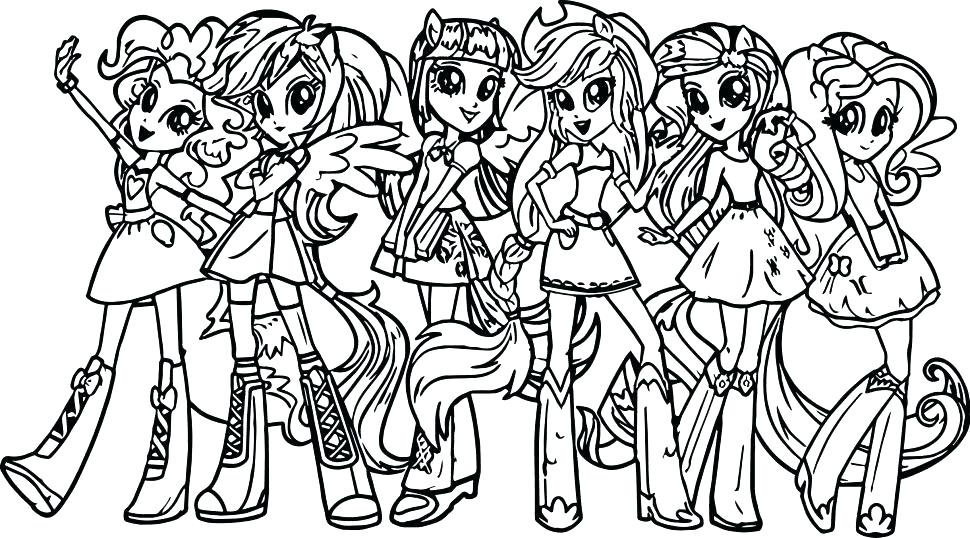 970x538 My Little Pony Equestria Girls Rainbow Rocks Coloring Pages