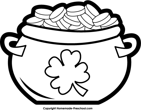548x429 Pot Of Gold Coloring Page Elegant Rainbow Pot Gold Coloring Page