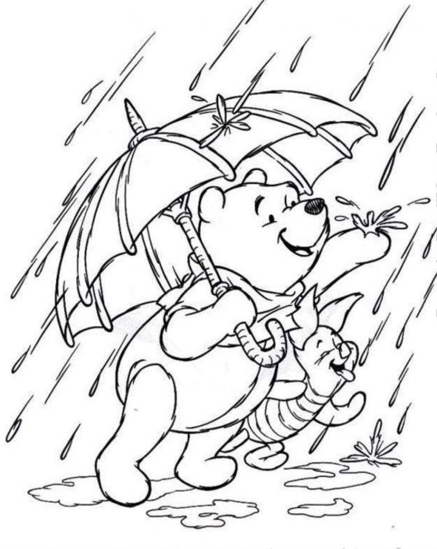 854x1073 Rain Coloring Page Unique Coloring Pages Rainy Day Az Coloring