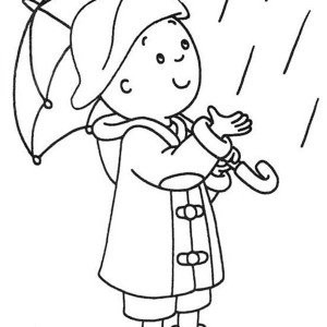 300x300 Raincoat Coloring Page