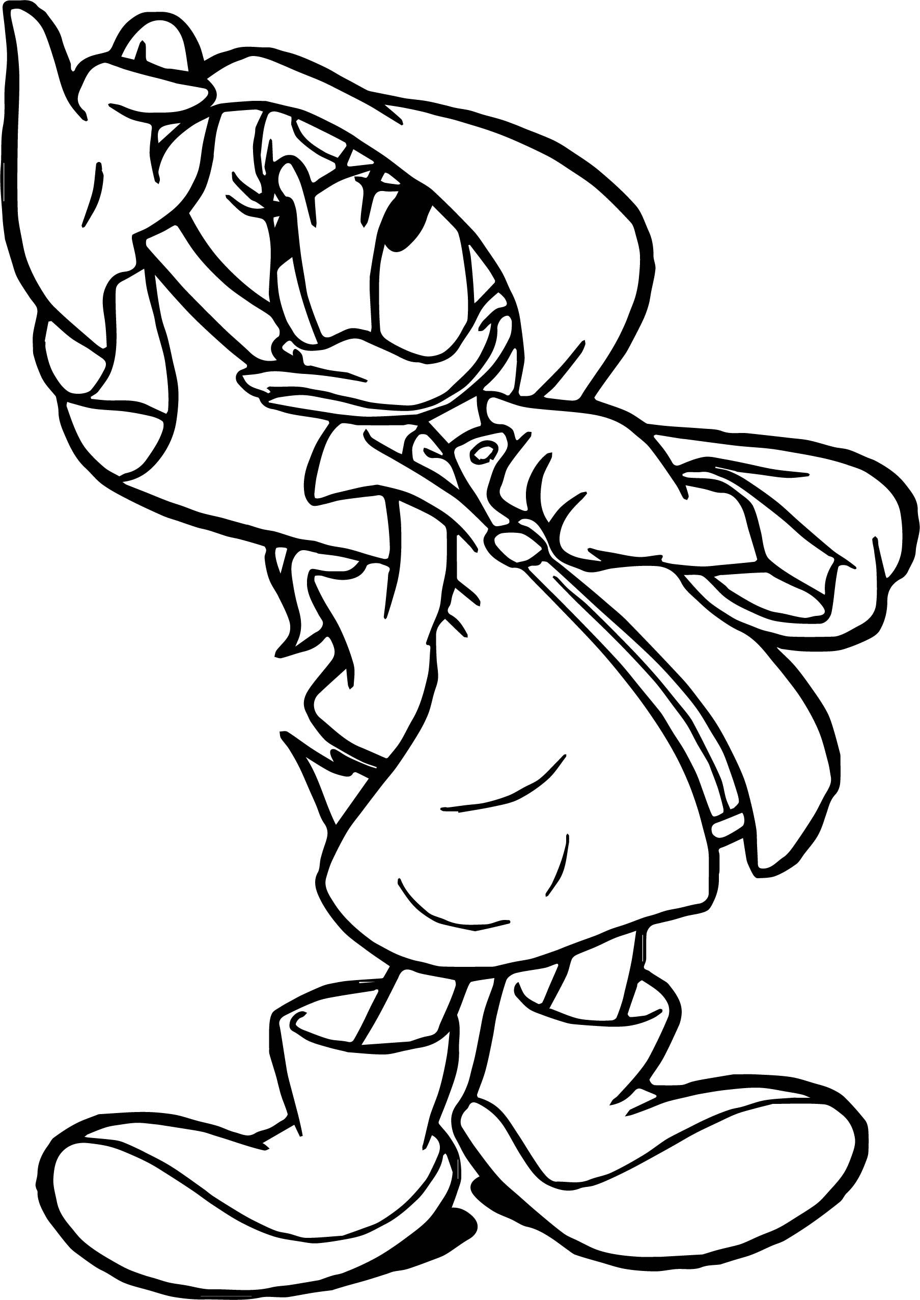 1807x2552 Daisy Duck Dress Raincoat Coloring Page