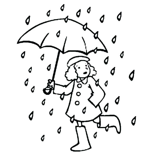 600x614 Rain Drop Coloring Page Rain Drop Coloring Page Raindrop Coloring