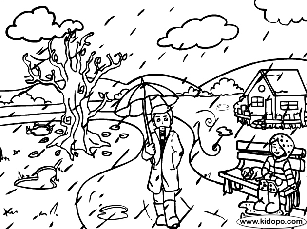630x470 Rain Coloring Page Unique Coloring Pages Rainy Day Az Coloring