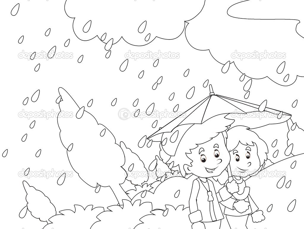 1024x771 Bonanza Rainy Day Colouring Pages Best Of Weather Coloring