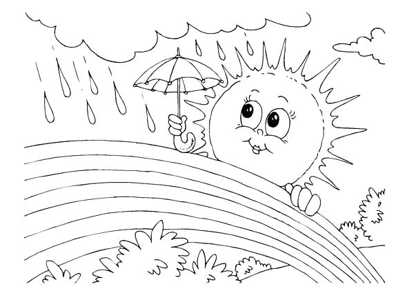 600x425 Weather Coloring Pages Pdf Rain Best Coloring Pages Online