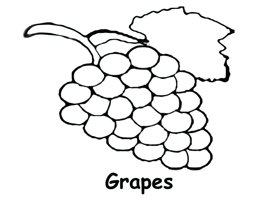 948x690 Grape Coloring Page Grapes For Raisins Coloring Pages Grape