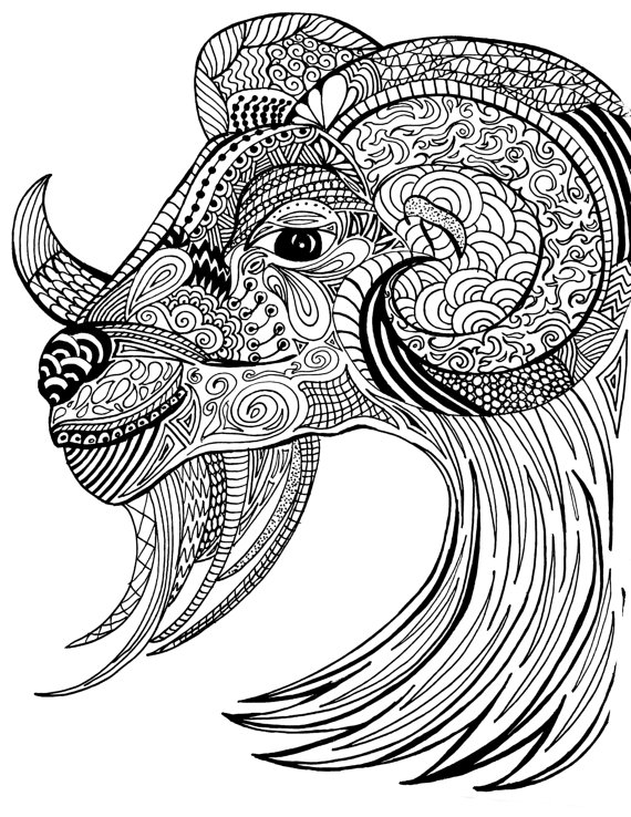 Ram Coloring Page