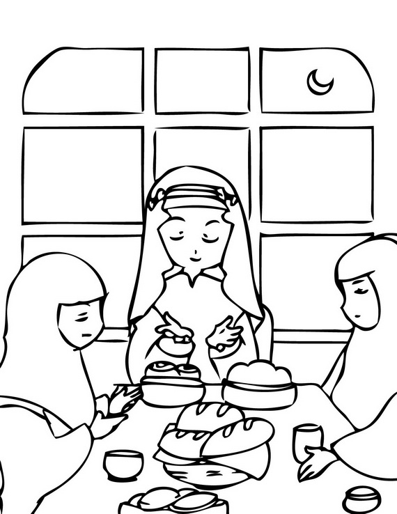 570x738 Ramadan Coloring Pages