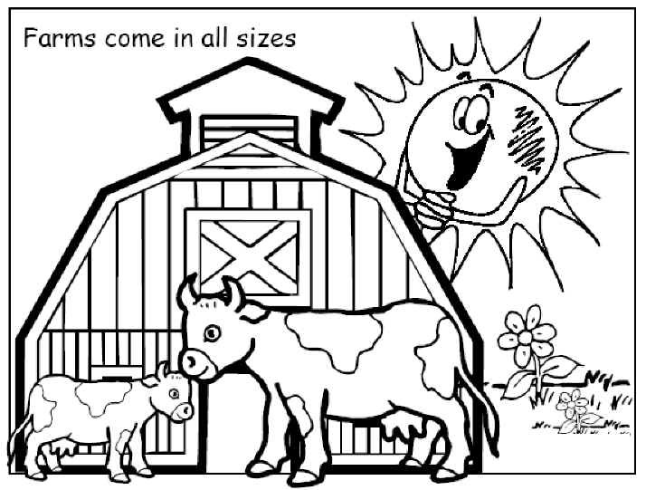 714x541 Coloring Pages Of A Farm House Beautiful Farm Coloring Pages