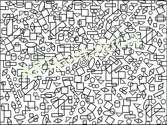 570x427 Random Coloring Pages Birdsong Coloring Page Random Shapes