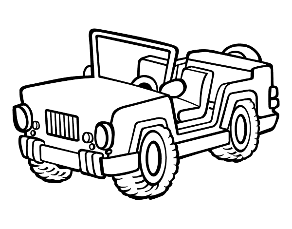 600x470 4x4 Coloring Pages