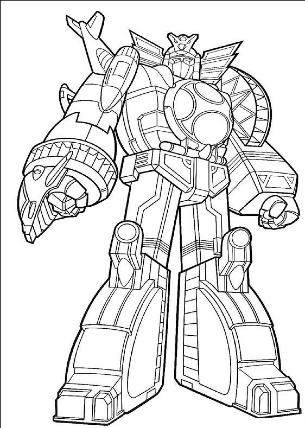 1024x1437 Power Rangers Coloring Pages