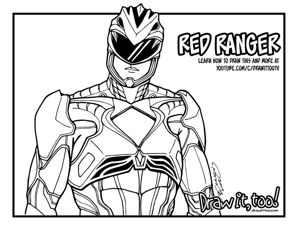 1024x791 Mighty Morphin Power Rangers Coloring Pages 69 With Mighty Morphin