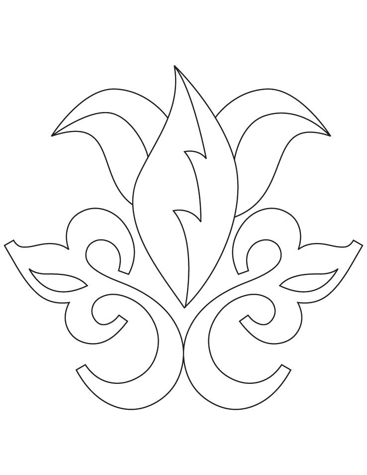 738x954 Rangoli Coloring Pages And Floral Coloring Page 38 Rangoli Designs