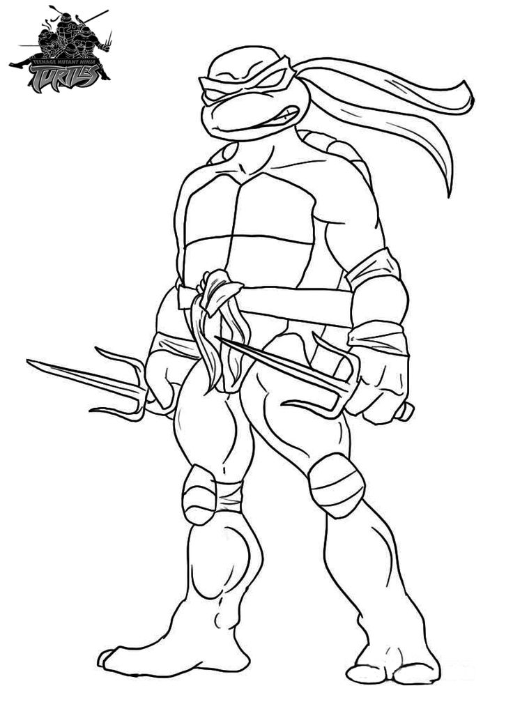 Raphael Coloring Page