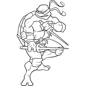 300x300 Sai Is Raphael Weapon Of Choice Coloring Page