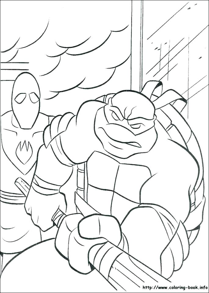685x960 Raphael Ninja Turtle Coloring Sheet