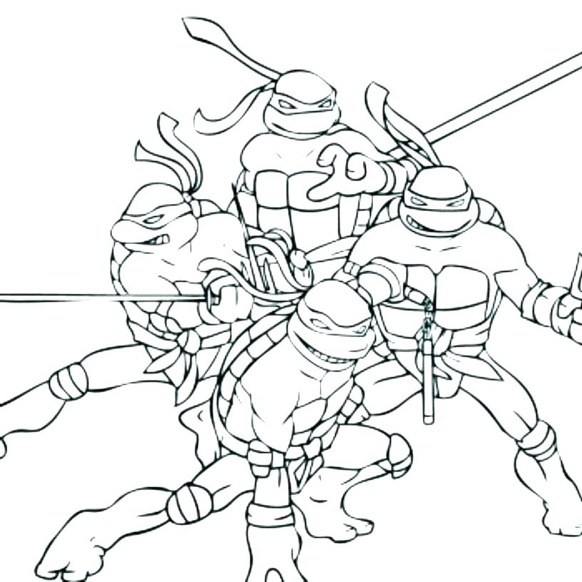 816x816 Tmnt Raphael Coloring Pages Grandmaman.site