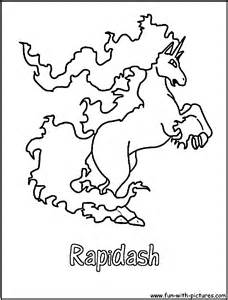 228x300 Pokemon Rapidash Coloring Pages, Rapidash Colouring Pages