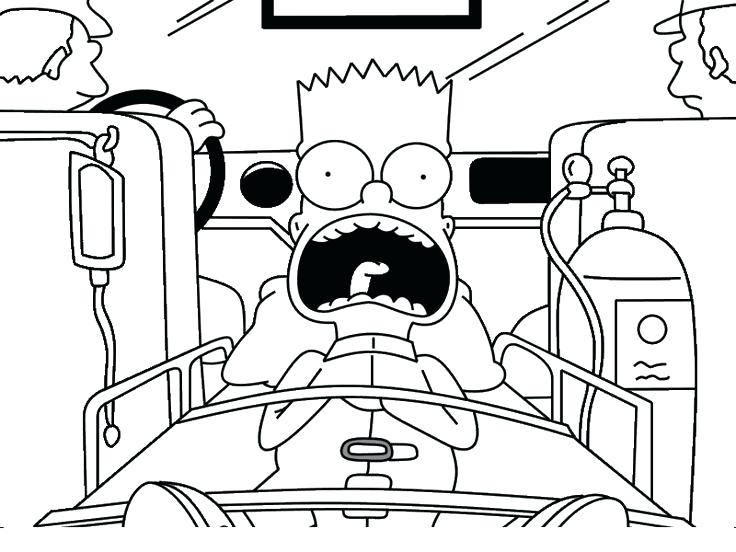 736x552 Cool Coloring Pages The Rapper Free Homer Simpson Murs