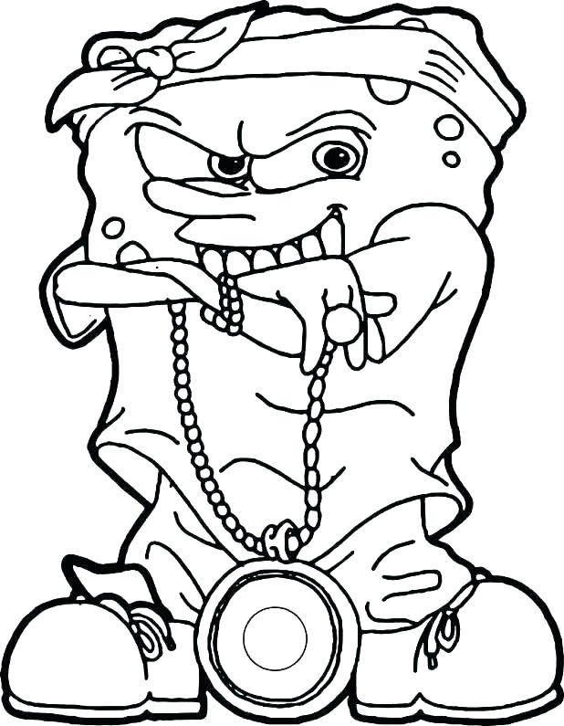 618x795 Gangster Coloring Book Rapper Coloring Book As Well As Gangsta Rap