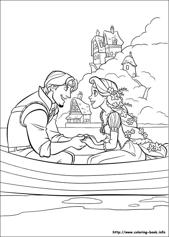 567x794 Printable Disney (Including Rapunzel) Colouring Pages Art For My