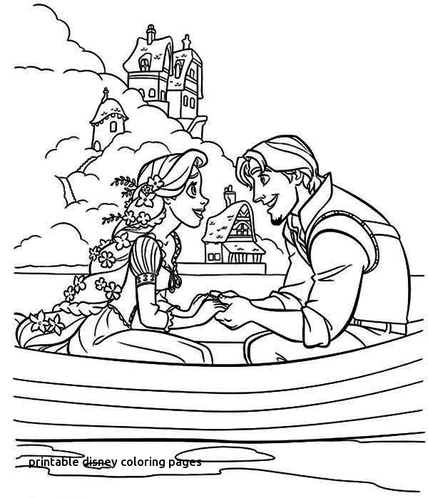 600x699 Rapunzel Amp Flynn Tangled Coloring Pages For Printable