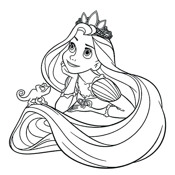 600x600 Tangled Color Pages Free Tangled Coloring Pages Princess Pascal