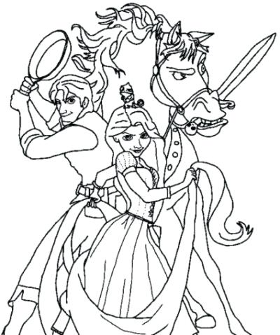 400x479 Tangled Coloring Book And Pascal Tangled Coloring Pages Chameleon
