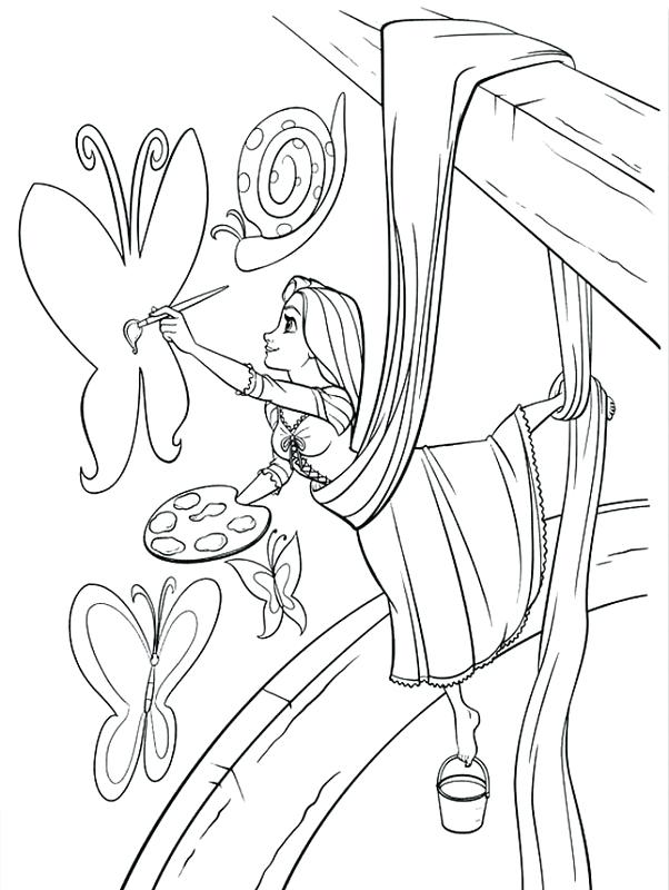 602x800 Rapunzel Color Pages Color Pages Painting Baby Princess Rapunzel