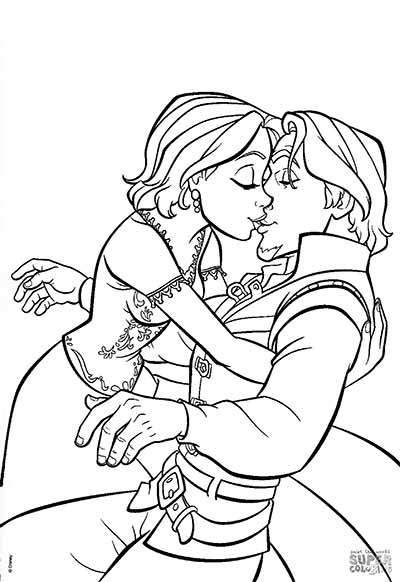 Rapunzel Coloring Pages Pdf