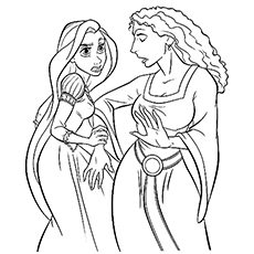230x230 20 Beautiful Rapunzel Coloring Pages For Your Little Girl