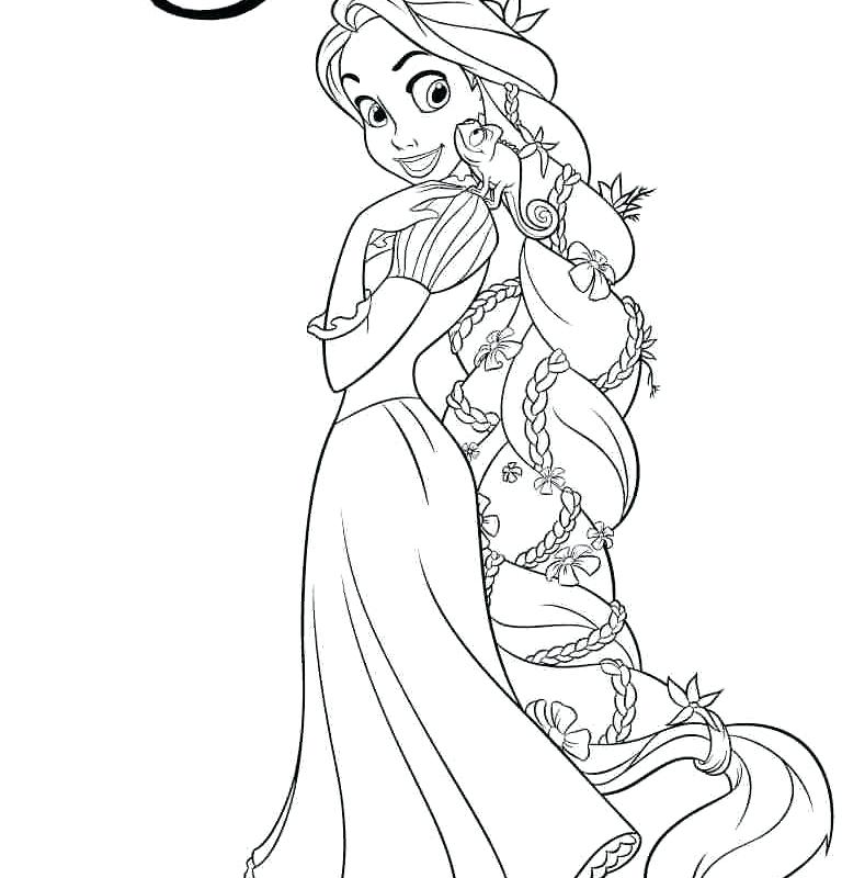 768x800 Rapunzel Coloring Page Barbie Coloring Pages Games Tangled