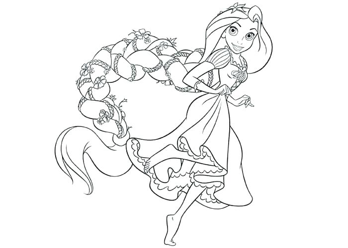 700x500 Rapunzel To Color Printable Coloring Pages Awesome Coloring