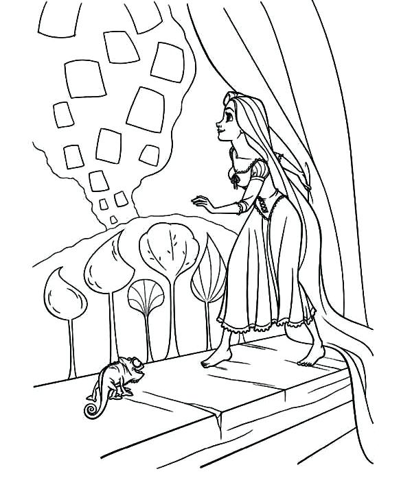 600x729 Tangled Color Pages Color Tangled Coloring Pages Barbie Rapunzel