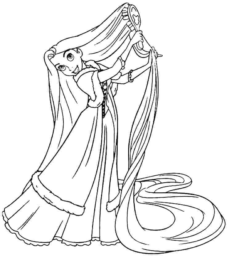 740x832 Rapunzel Coloring Pages Best Coloring Pages Images On For Coloring